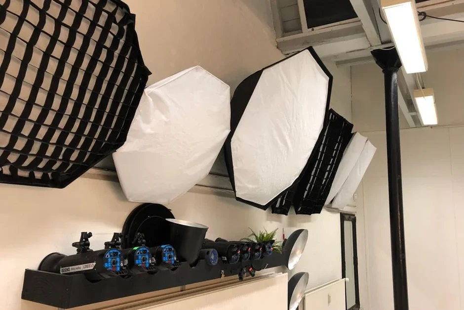 Espace studio pour une séance photo ou une production vidéo