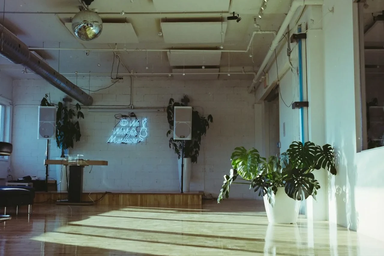 Espace studio pour une séance photo ou une production vidéo