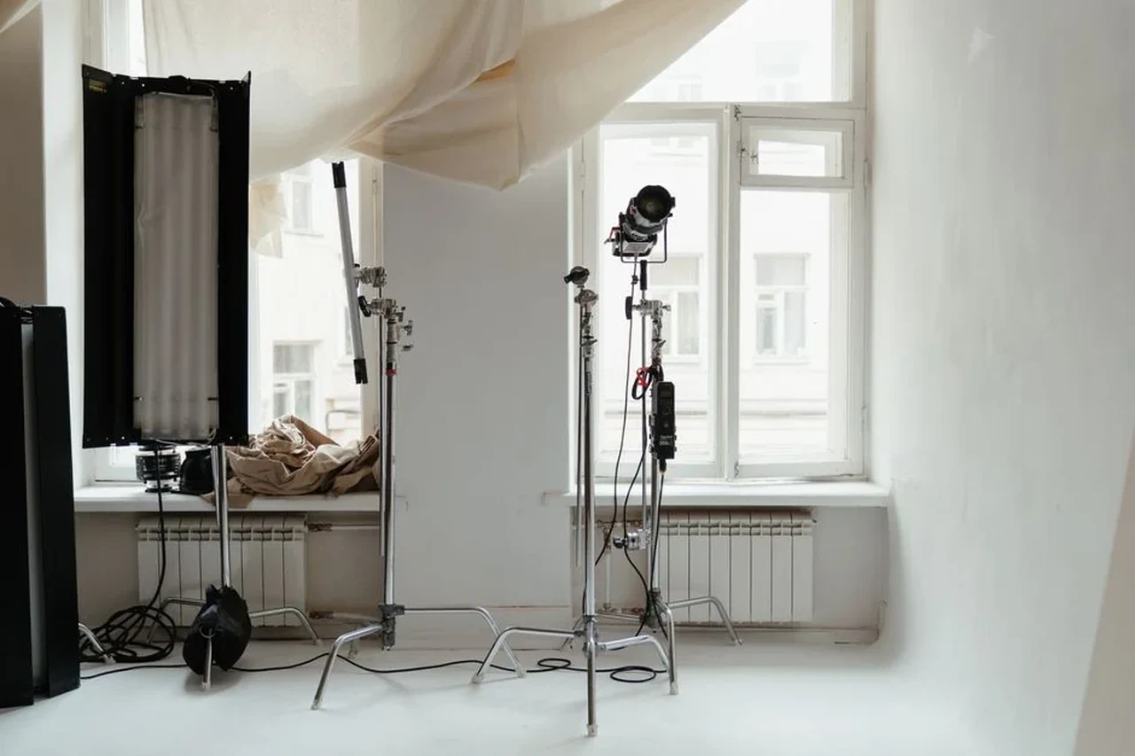 Espace studio pour une séance photo ou une production vidéo